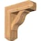 Ekena Millwork Funston Craftsman Smooth Bracket w/ Offset Brace, Western Red Cedar, 7 1/2"W x 24"D x 24"H BKT0806X24X24FST04SWR - alternate 1